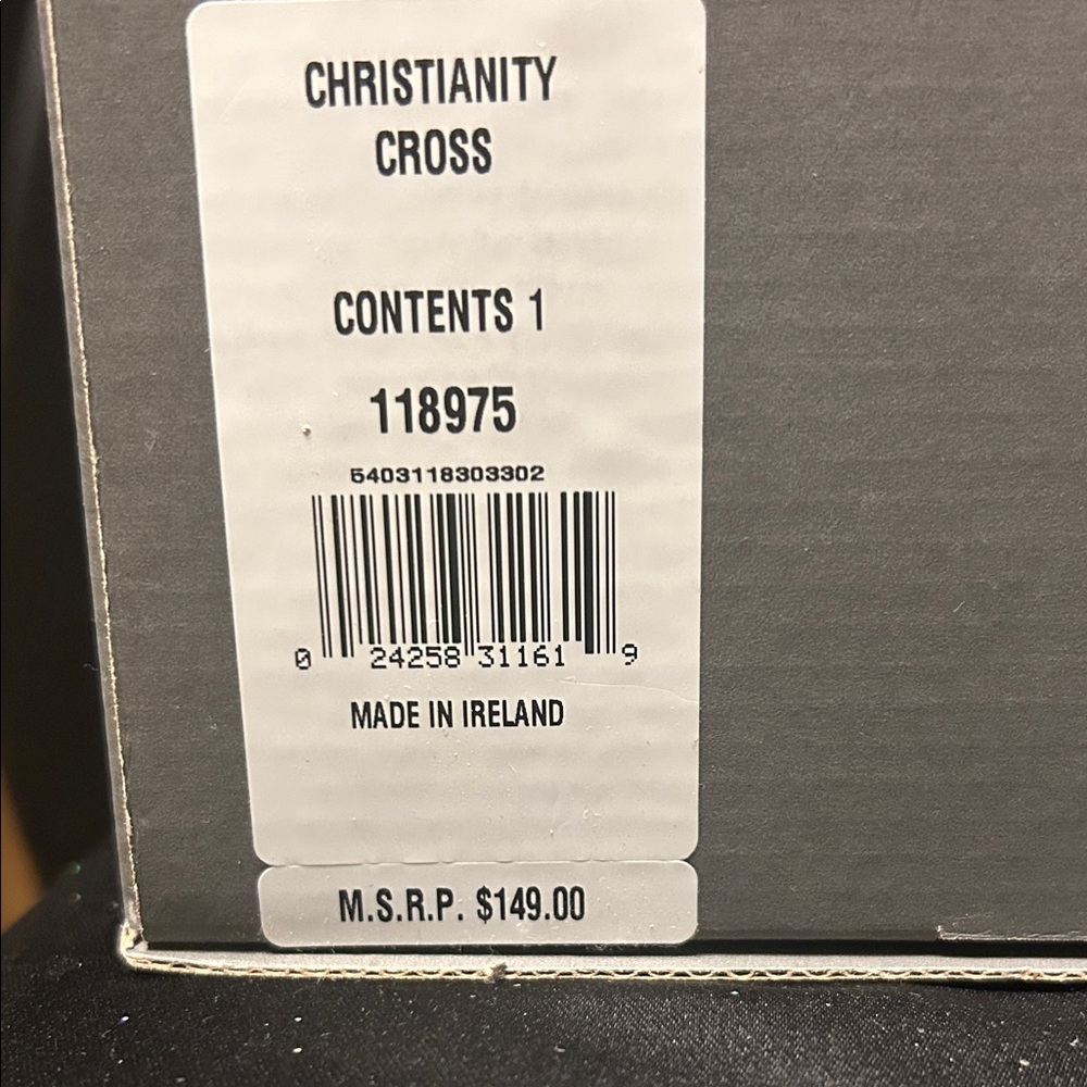 Waterford Clear Crystal Cross (LC) - Picture 9 of 11